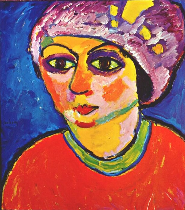 jawlensky the violet turban 1911. Alexej Jawlensky