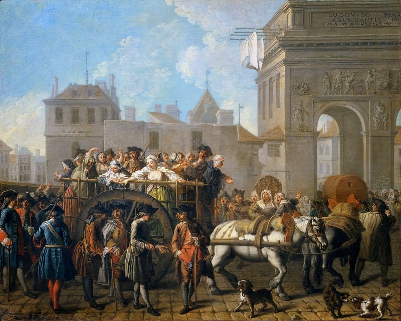 Transport of Prostitutes to the Salpetriere. Étienne Jeaurat