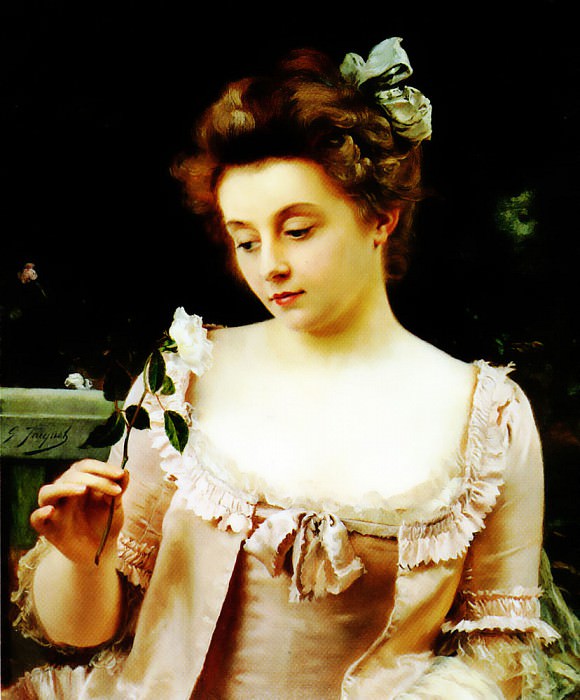 A Rare Beauty. Gustave Jean Jacquet
