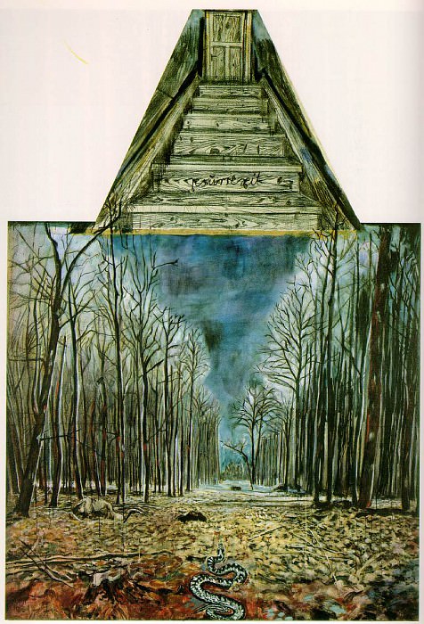 Resurrexit, 1973 (200 Kb) Oil, acrylic, and charcoal. Anselm Kiefer