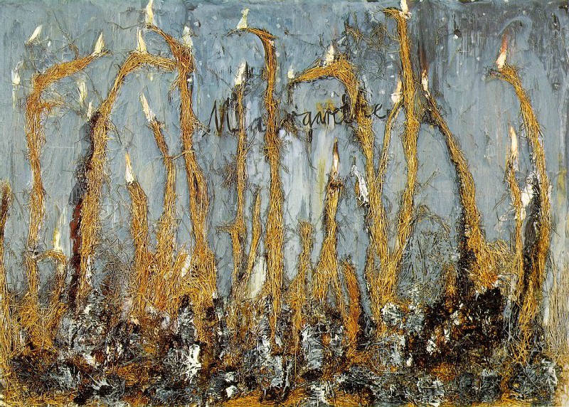 Margarete, 1981 (290 Kb) Oil and straw on canvas, 28. Anselm Kiefer