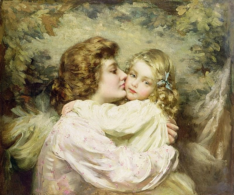 Mother and Daughter. Thomas Benjamin Kennington