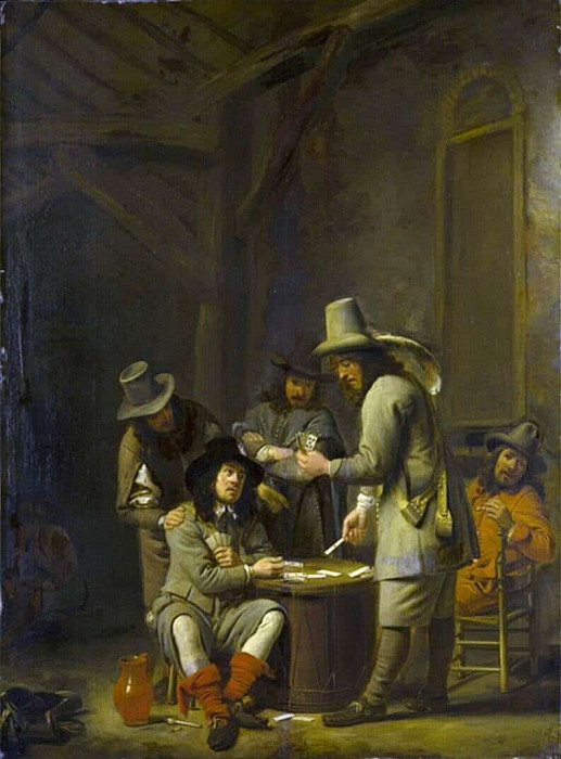 Soldiers at Cards. Simon Kick