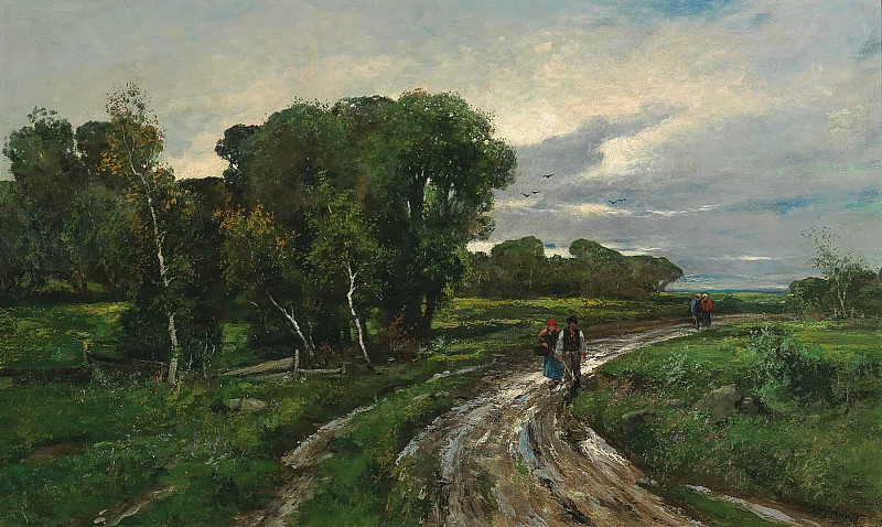 After the Rain. Adolf Kaufmann