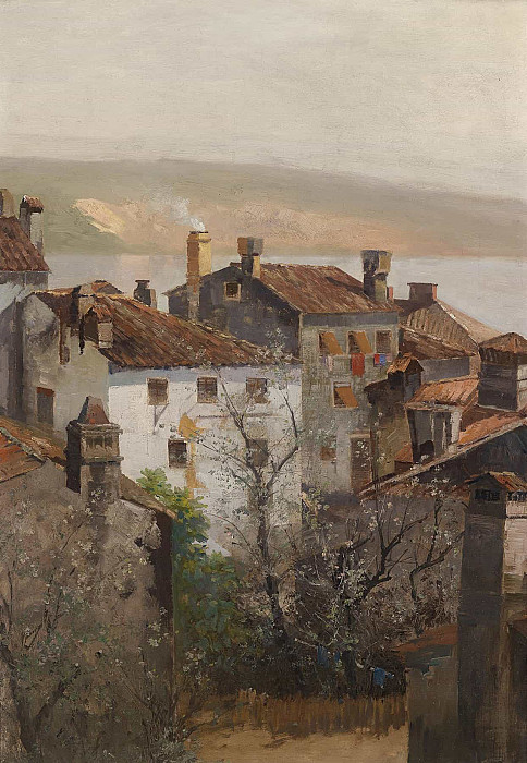 Spring in Istria; Frühling in Istrien. Adolf Kaufmann