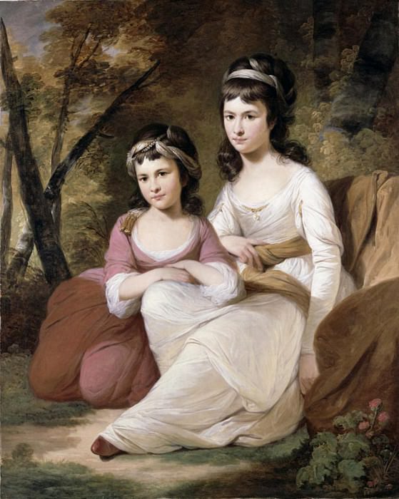 Eliza and Mary Davidson. Tilly Kettle