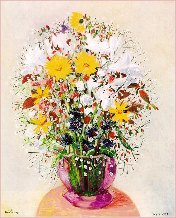 Kisling Bouquet-de-Fleurs-sj. Кислинг