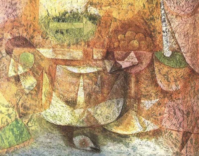 Still Life with Dove, 1931, Priavate, Columbus, OH. Paul Klee