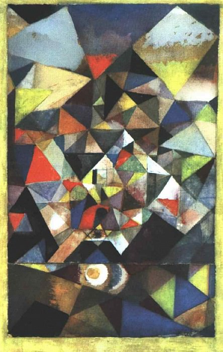 With the egg, 1917, Collection Mr. and Mrs. Bruno Strei. Paul Klee
