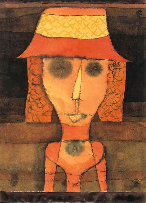 Mrs. R on her Travels to the South. Paul Klee