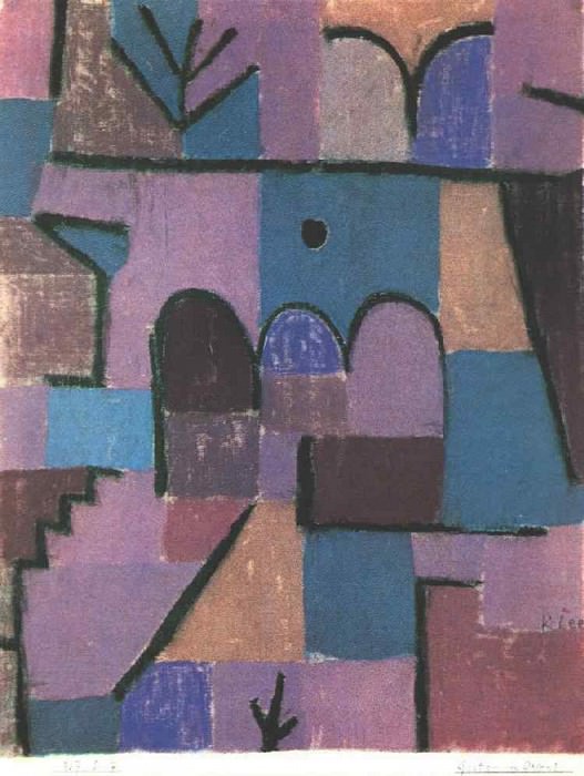 Oriental Garden, 1937, Private, USA. Paul Klee