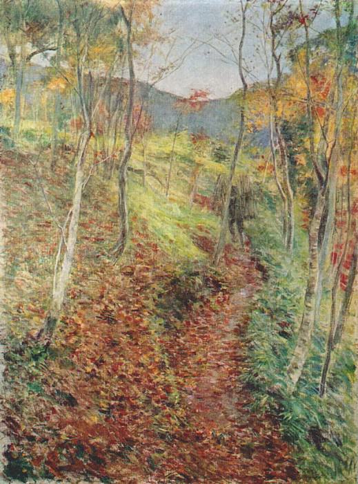 kuroda seiki, hillside in autumn c1912. Kuroda
