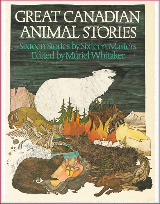 Обложка книги - Рассказы о больших канадских животных-. Власта Ван Кампен