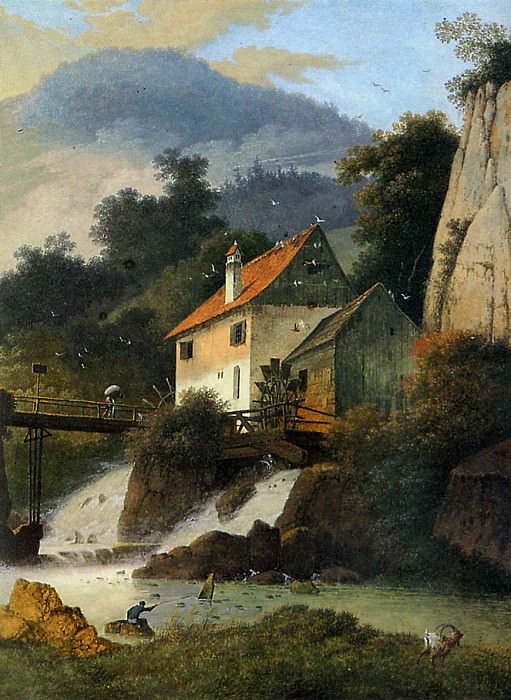 Watermill at Martinet de Roche. Mattheus Knip