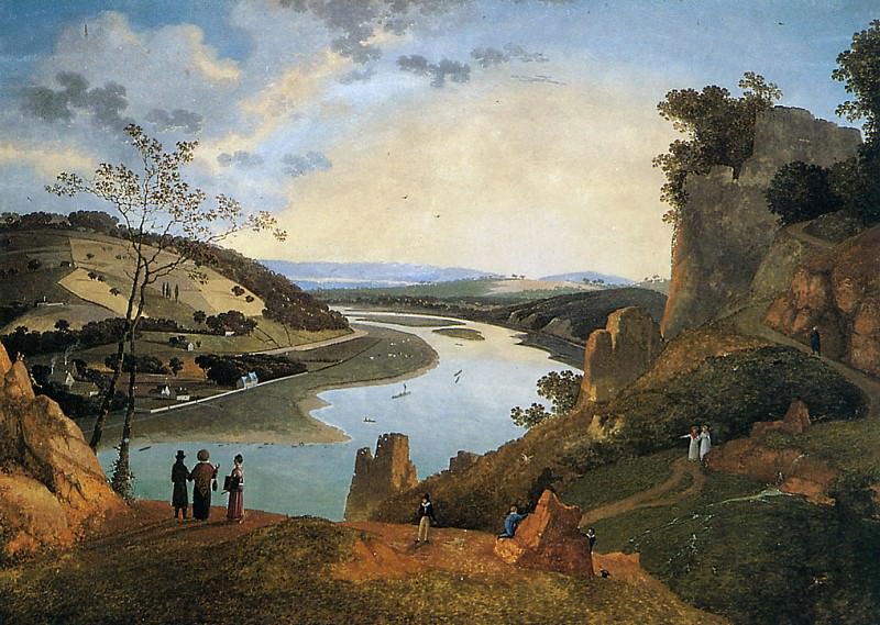 Fam. De Willebois at the Rhine. Mattheus Knip