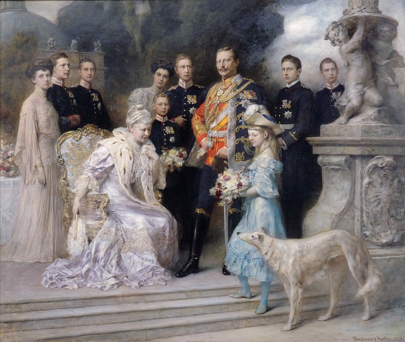 The silver wedding anniversary of the imperial family. Fredinand Keller
