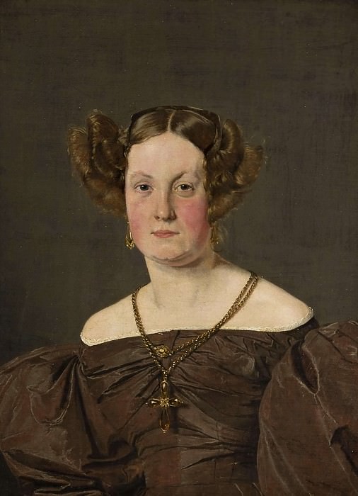 Mrs Th Petersen, née Roepstorff. Christen Schiellerup Købke