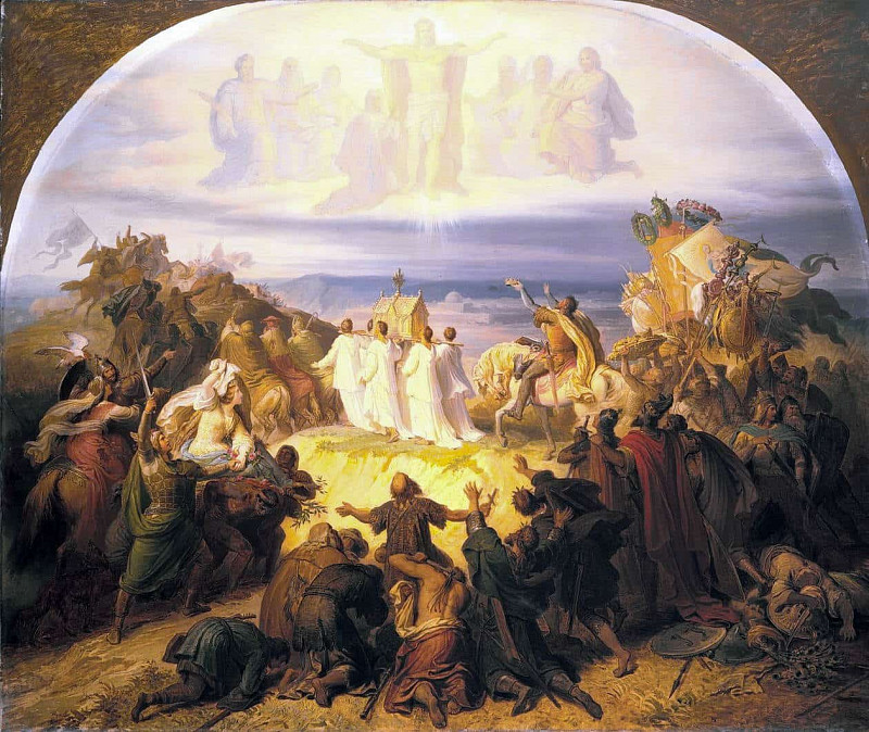 Crusaders Before Jerusalem. Wilhelm Von Kaulbach