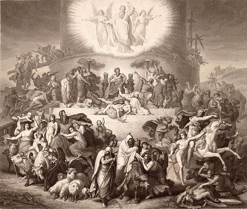 The Tower Of Babel. Wilhelm Von Kaulbach