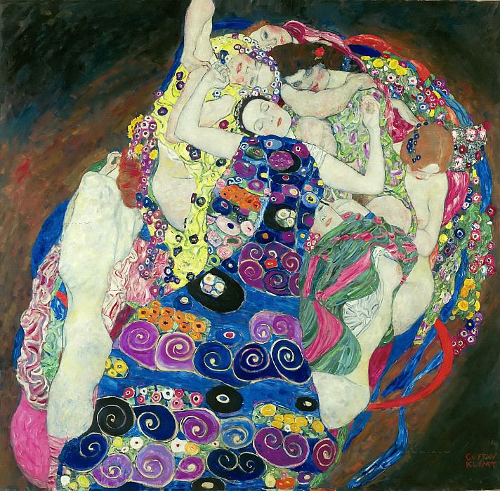 The Maiden. Gustav Klimt