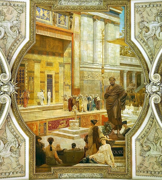 The Ancient Greek theatre of Taormina. Gustav Klimt