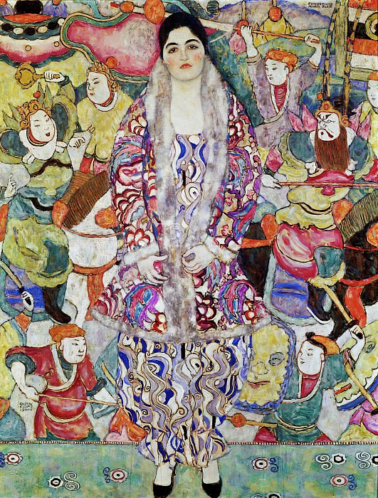 Portrait of Friederike Maria Beer-Monti. Gustav Klimt