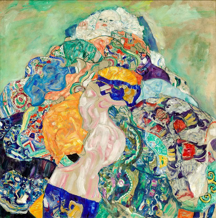 Baby (Cradle). Gustav Klimt