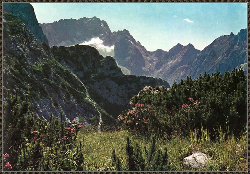Alps - Kruezeck Near Garmisch View Toward Zug. Gerhard Klammet