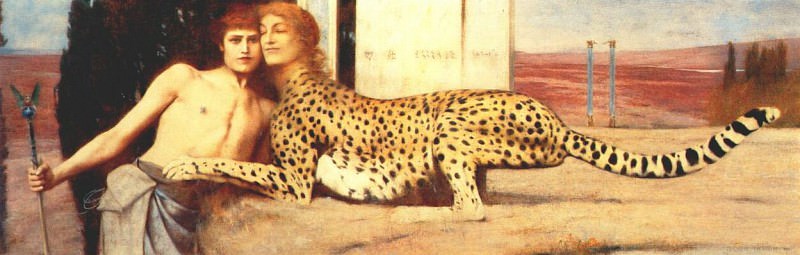 khnopff art (or the sphinx or the caresses) 1896. Fernand Khnopff