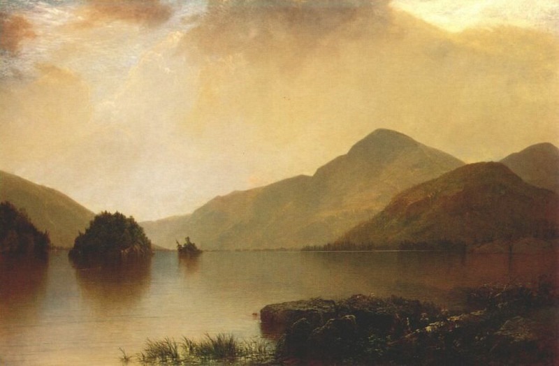lake george 1869. John Frederick Kensett