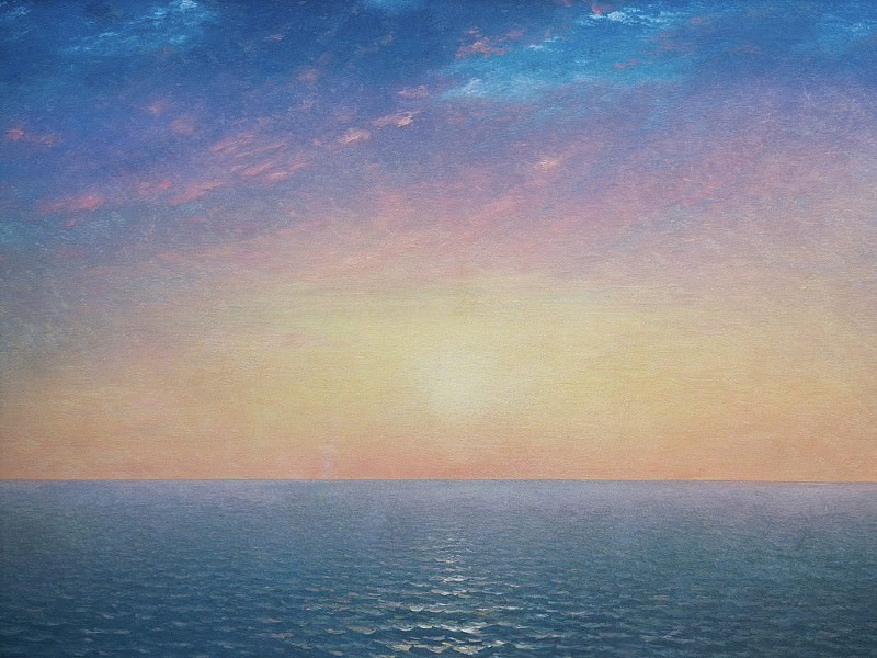 Sunrise on the Sea. John Frederick Kensett