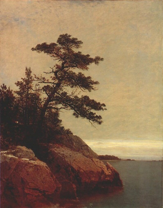 the old pine, darien, connecticut 1872. John Frederick Kensett