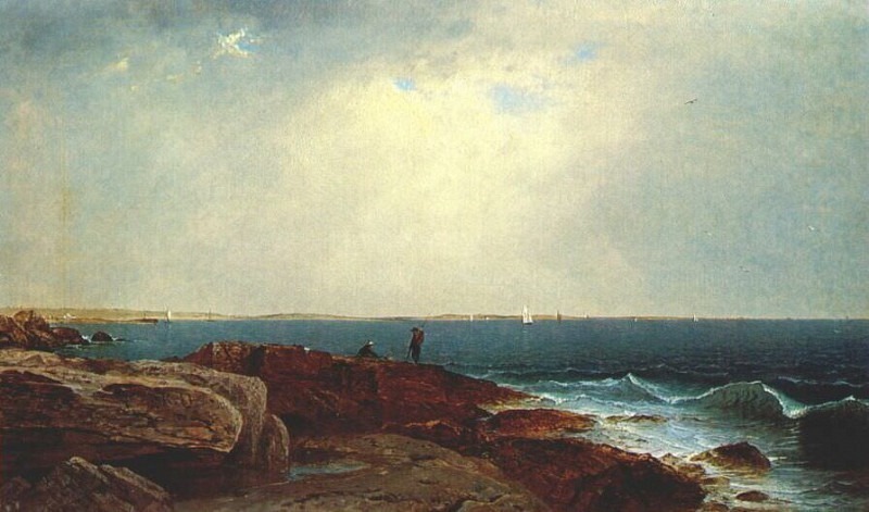naragansett bay 1861. John Frederick Kensett