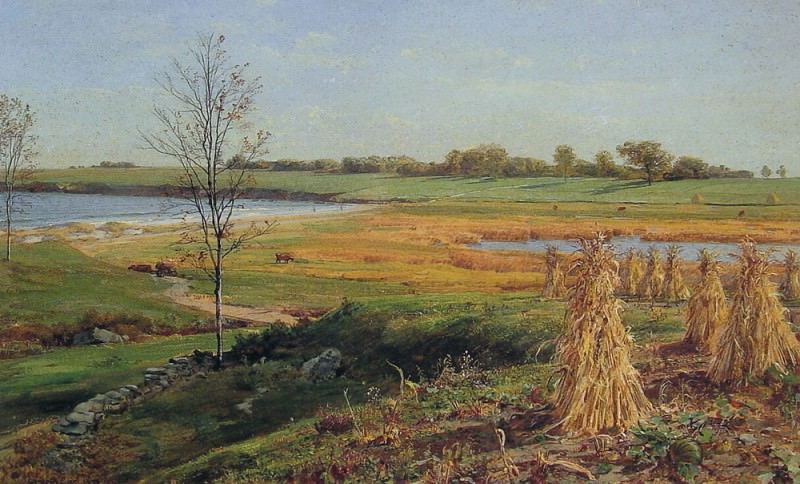 Connecticut Shoreline in Autumn. John Frederick Kensett