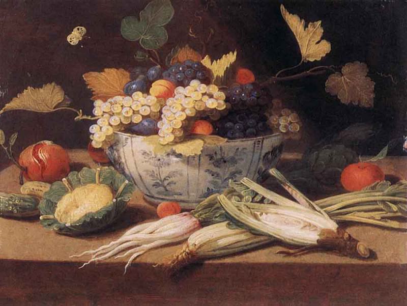 Still Life With Vegetables. Jan Van Kessel