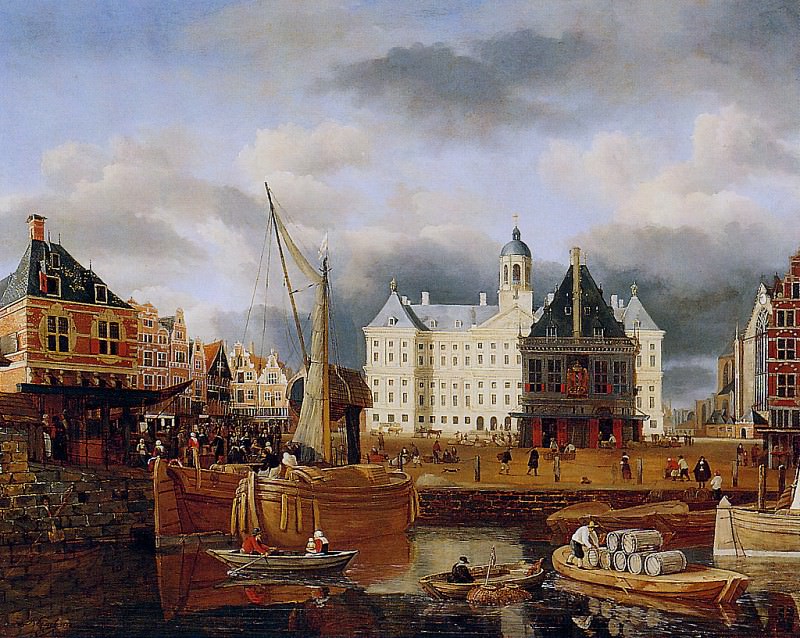 The Dam with city hall. Jan Van Kessel