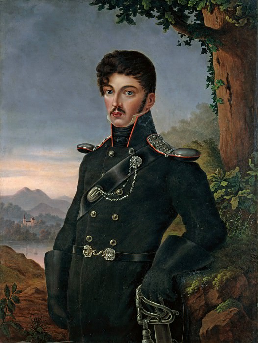 Portrait of Theodor Korner. Emma Sophie Korner