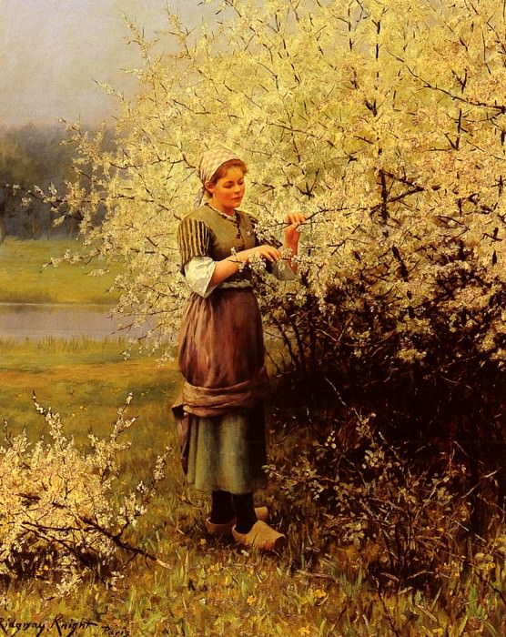 Spring Blossoms. Louis Aston Knight