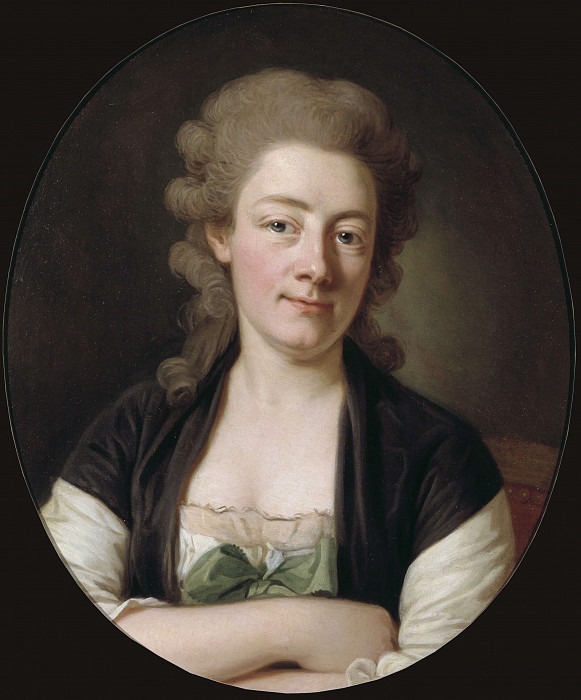 Жена художника, Мария Вильгельмина. Пер Краффт Старший