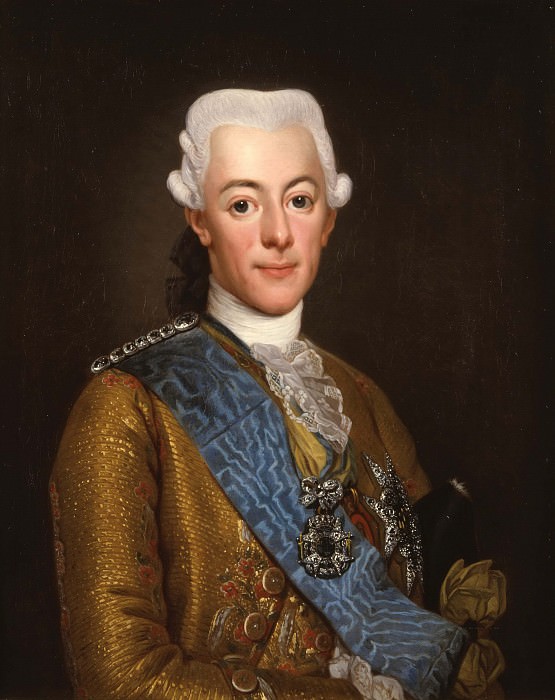 Густав III (1746-1792), король Швеции. Пер Краффт Старший (приписывается)