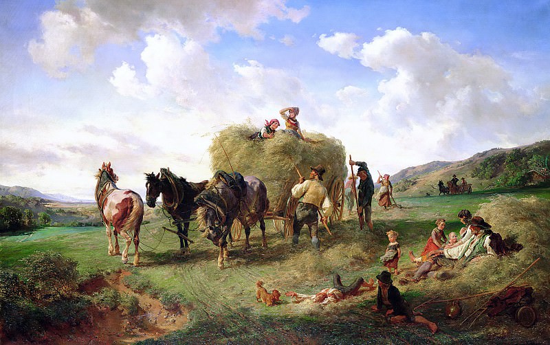 The Hay Harvest. Hermann Kauffmann