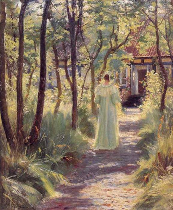 Мария в саду, 1895. Педер Северин Крёйер