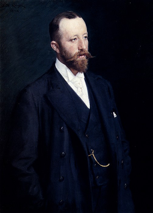 Portrait Of A Gentleman. Peder Severin Kroyer