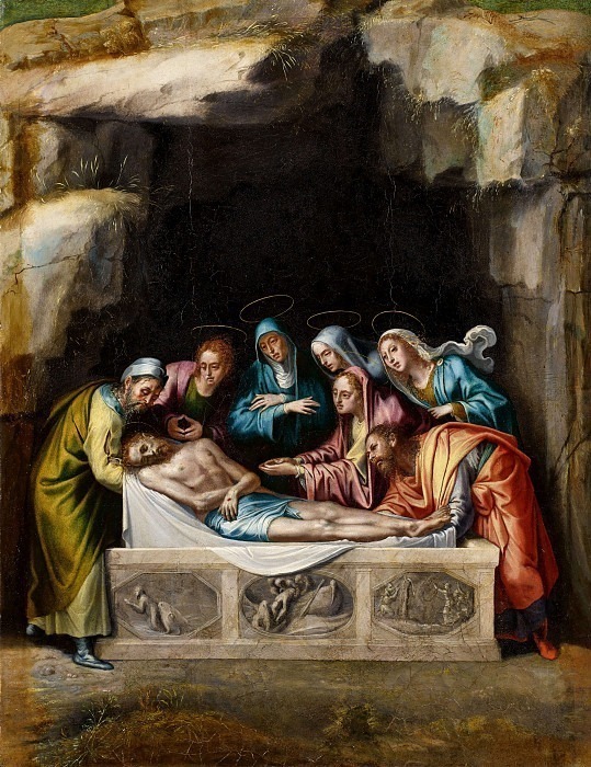 Deposition of Christ in the tomb. Pieter de Kempeneer (Pedro de Campaña)