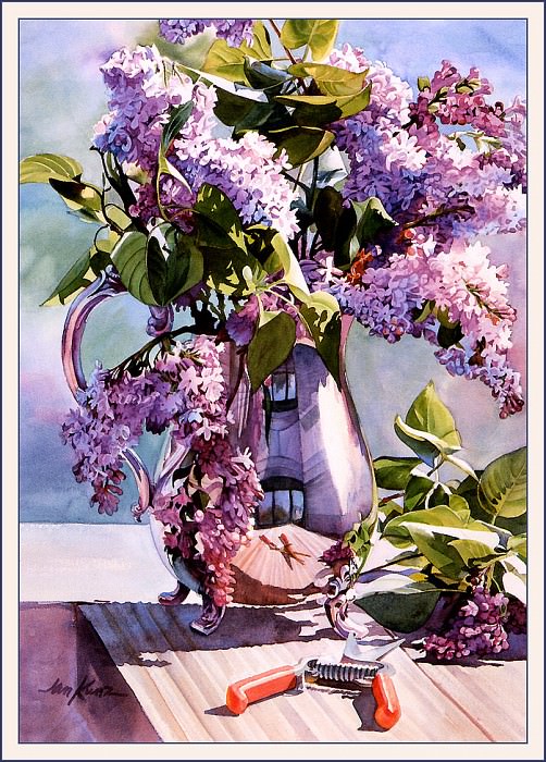 bs-flo- Jan Kunz- Lilacs And Silver. Ян Кунц
