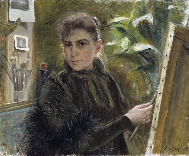 Self-Portrait. Elisabeth Keyser