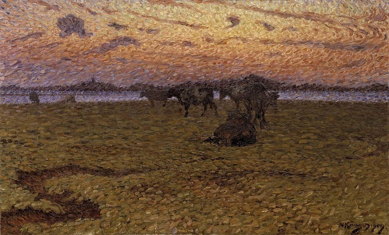 Коровы на пляже, Нильс Крюгер
