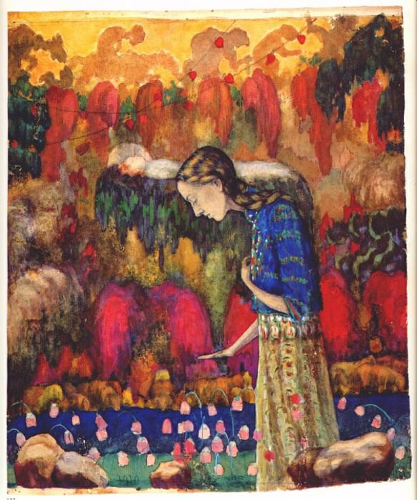 the artists wife (consumption) 1910. Kliun