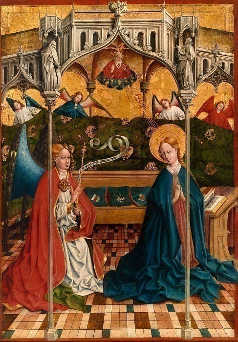 The Annunciation. Johann Koerbecke