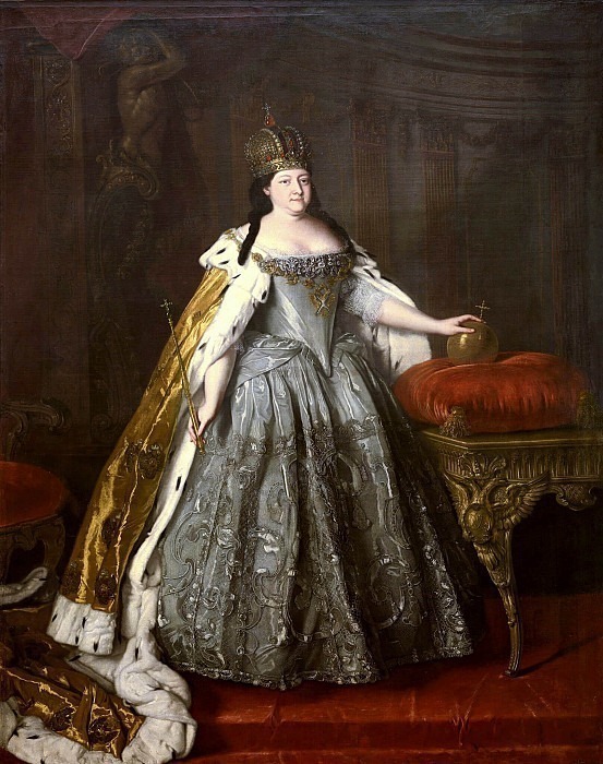 Portrait of Empress Anna Ioannovna. Louis Caravaque